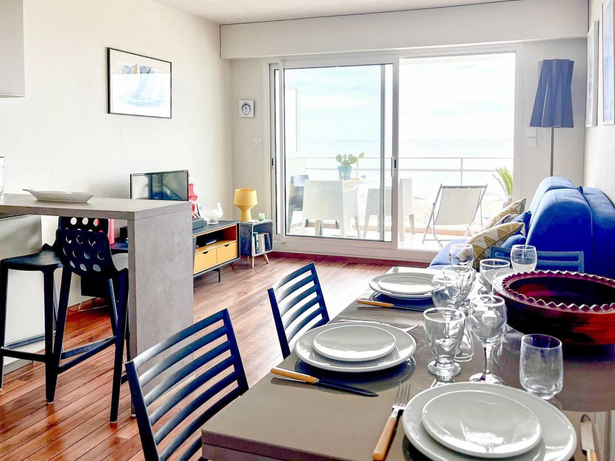 Les Sables-dʼOlonne Appartement Les Pieds Dans Leau Acces Direct Sur La Cote Sauvage - 2 Pers מראה חיצוני תמונה